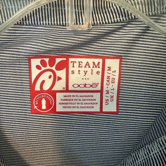 Woman’s‎ Fast Food Polo Shirt Size Medium Work Kitchen Business Casual NWOT - Picture 4 of 7